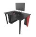 Геймерский стол Zeus Gamer-1 черный/красный 10027 фото