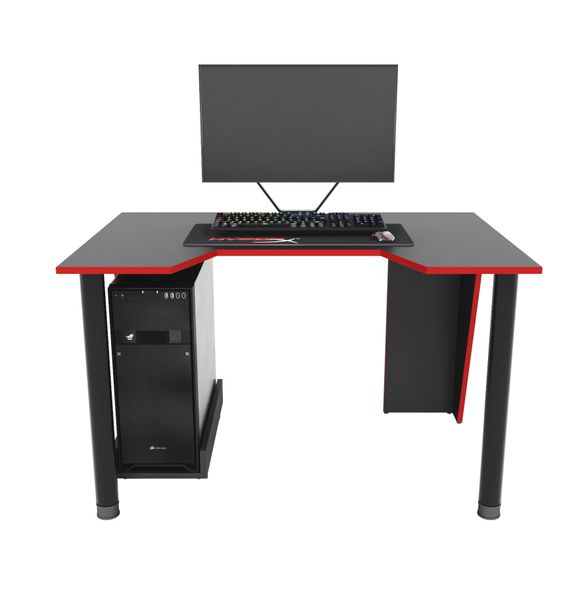 Геймерский стол Zeus Gamer-1 черный/красный 10029 фото