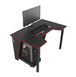 Геймерский стол Zeus Gamer-1 черный/красный 10029 фото 3