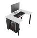 Геймерский стол Zeus Gamer-1 белый/черный 10030 фото